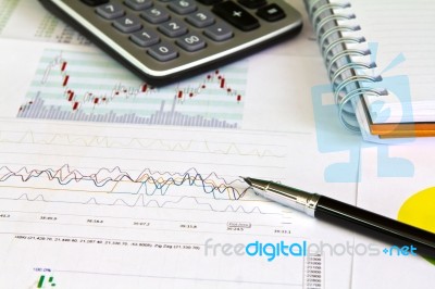 Business Graph Stock Photo