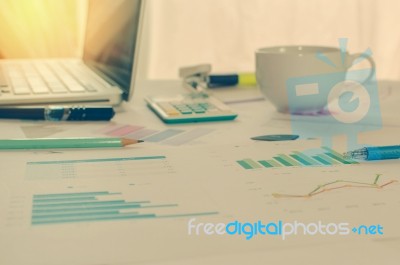 Business Graph Stock Photo