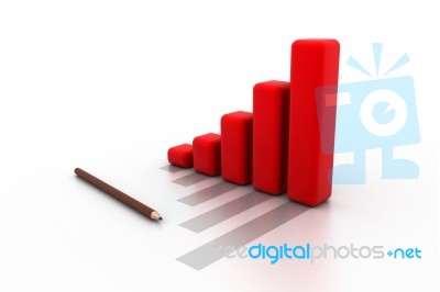 Business Graph Stock Image