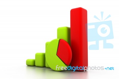 Business Graph Stock Image