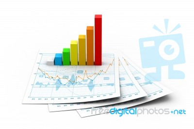 Business Graph Stock Image