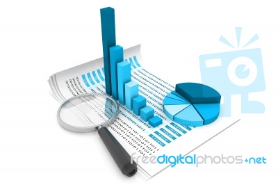 Business Graph Stock Image