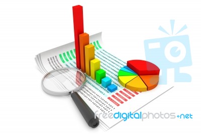 Business Graph Stock Image