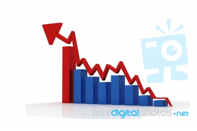 Business Graph Stock Image