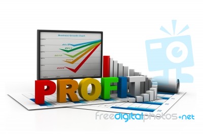 Business Graph And Chart Stock Image