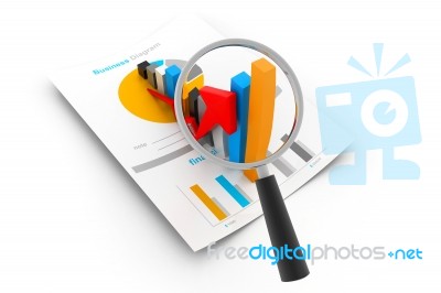 Business Graph And Chart Stock Image