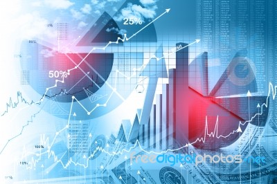 Business Graph And Chart Stock Image