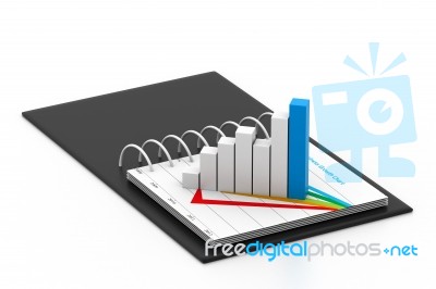 Business Graph In Chart Stock Image