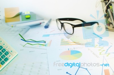 Business Graphs Concept Stock Photo