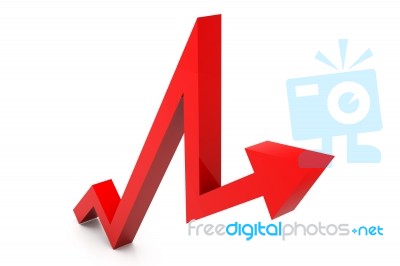 Business Growth Arrow Stock Image