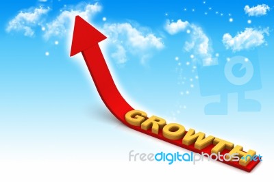 Business  Growth Concept Stock Image