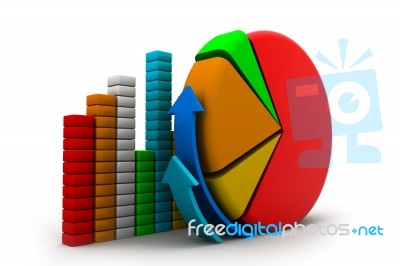 Business Growth Graph Stock Image