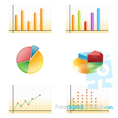 Business Growth Graphs Stock Image