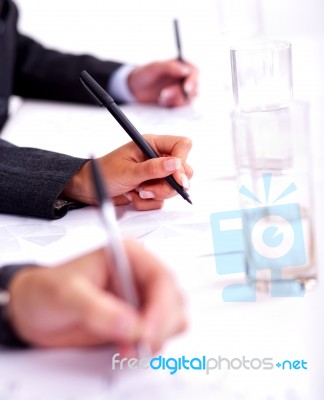 Business Hands Stock Photo