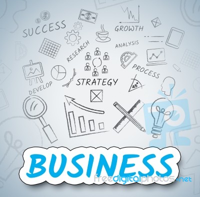 Business Ideas Means Considerations Company And Plan Stock Image