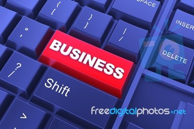 Business Key Stock Image