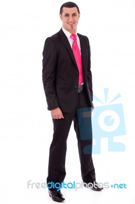 Business Man Fully Dressed And Ready To Office Stock Photo