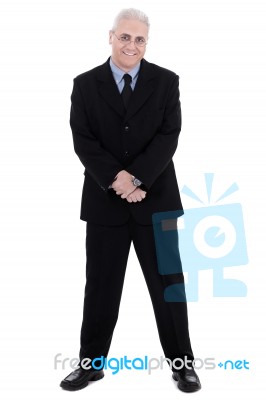 Business Man Standing Stock Photo