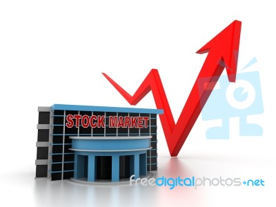 Business Market Stock Image