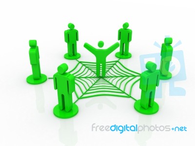 Business Network Stock Image