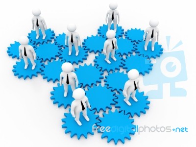 Business Network Stock Image