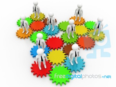 Business Network Stock Image