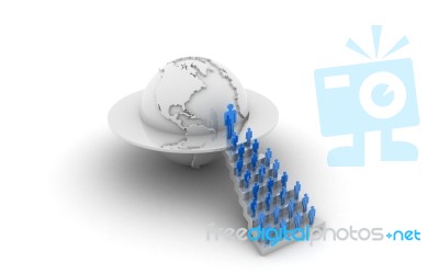 Business Network Stock Image