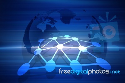 Business Network Stock Image