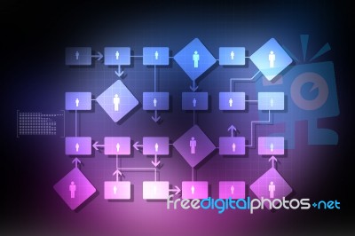 Business Network Stock Image