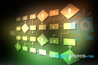 Business Network Stock Image