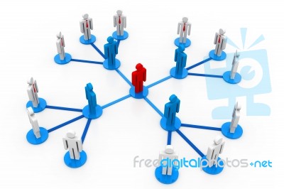 Business Network Stock Image