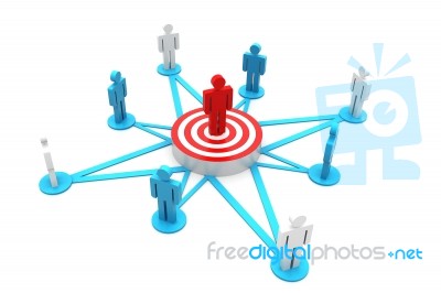 Business Network Stock Image