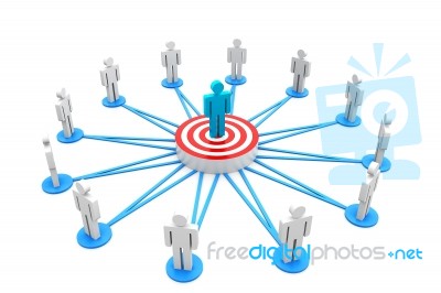 Business Network Stock Image