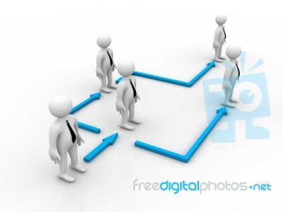 Business Network Stock Image