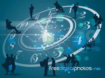 Business People Background Stock Image