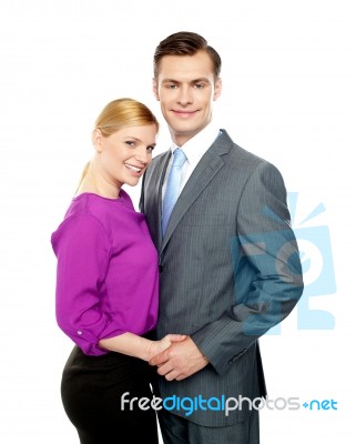 Business People Holding Hands Stock Photo