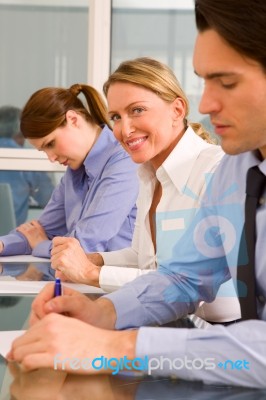 Business People Meeting Stock Photo