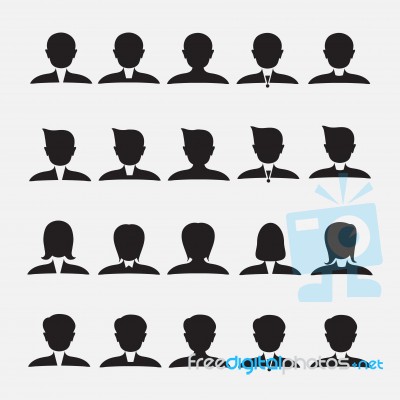 Business People Silhouettes Stock Image