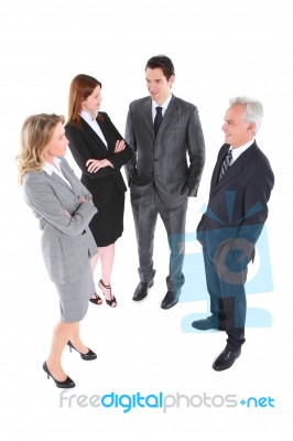 Business People Talking Stock Photo