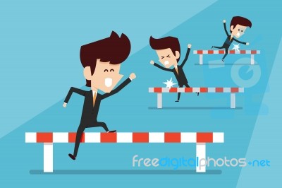 Business Race Stock Image