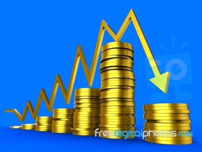 Business Recession Represents Money Commercial And Trade Stock Image