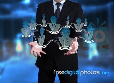 Business Social Stock Photo