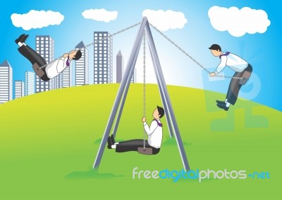 Business Swing Stock Image