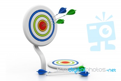 Business Target Stock Image