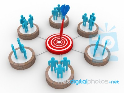 Business Target Stock Image