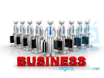 Business Team, Success In Business Concept Stock Image