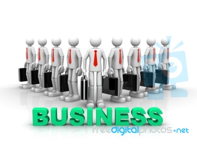 Business Team, Success In Business Concept Stock Image