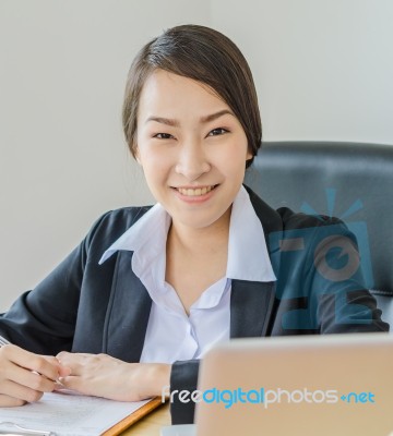 Business Women Smile Stock Photo