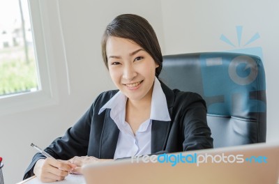 Business Women Smile Stock Photo