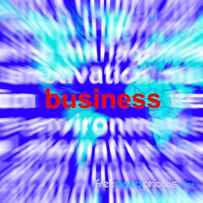 Business Word Stock Image